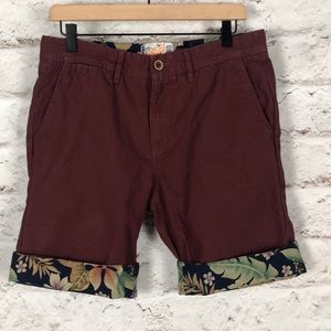 NWOT Bellfield Floral Shorts Sz 32